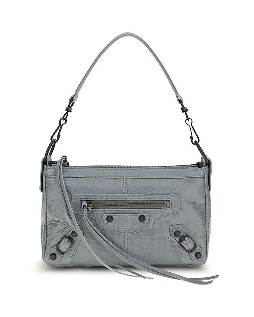 Balenciaga Gray Lamb Ovis Aries Aries Handbag