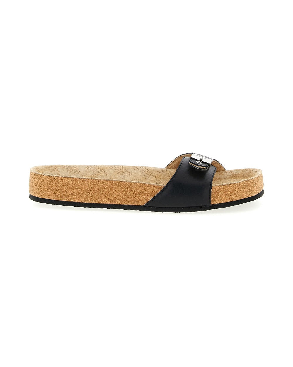 Balenciaga Black Calfskin Slides