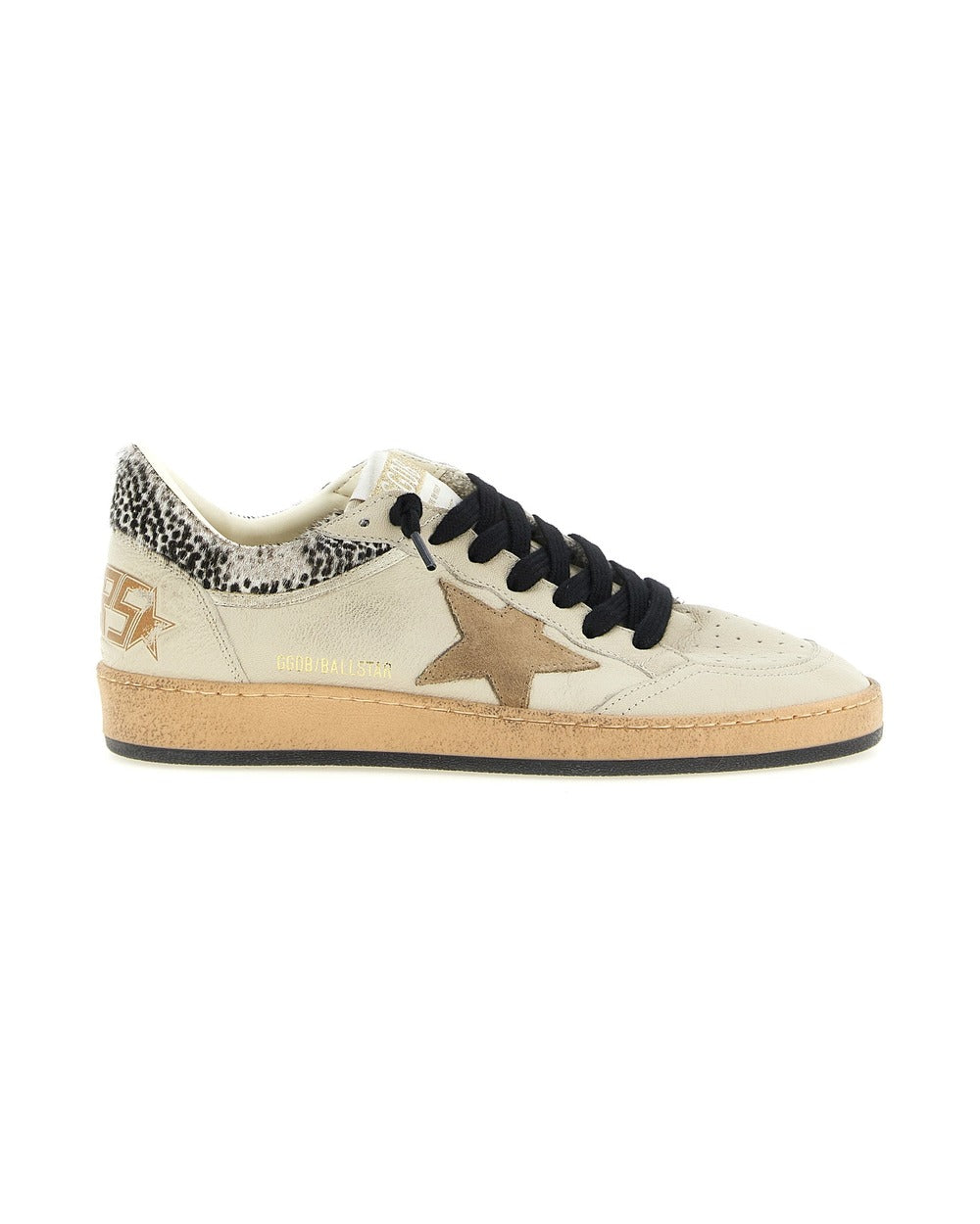Golden Goose Beige Goatskin Low Top Sneakers
