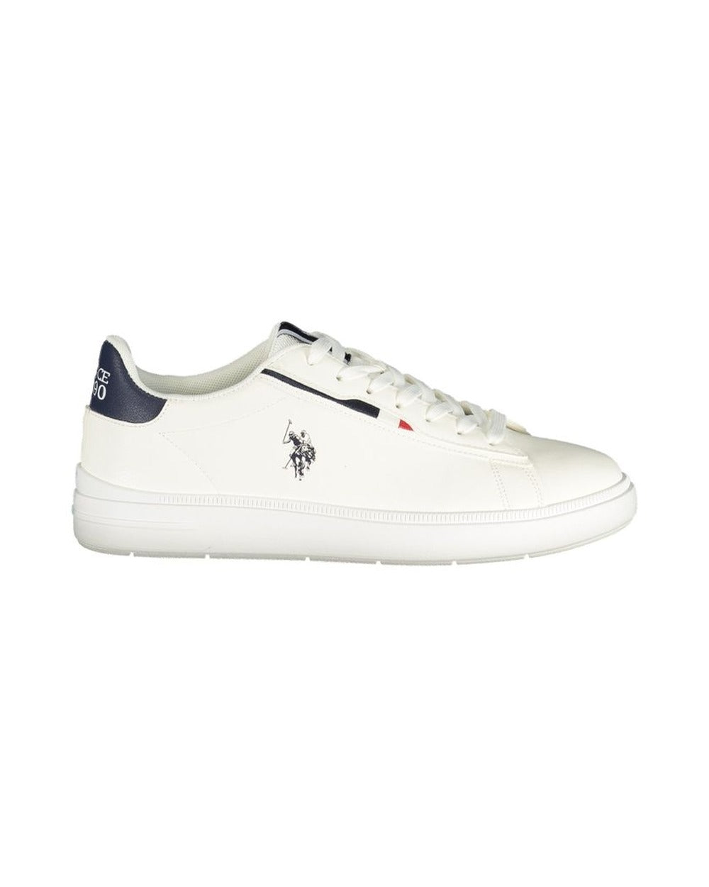 U.S. POLO ASSN. White Polyurethane Men's Sneaker