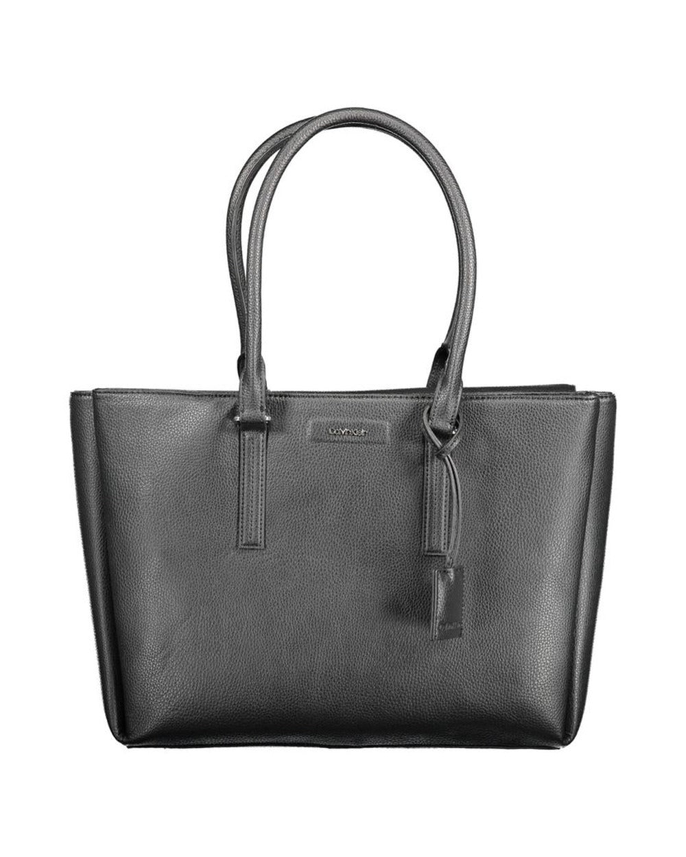 Calvin Klein Black Polyurethane Women Shoulder Bag