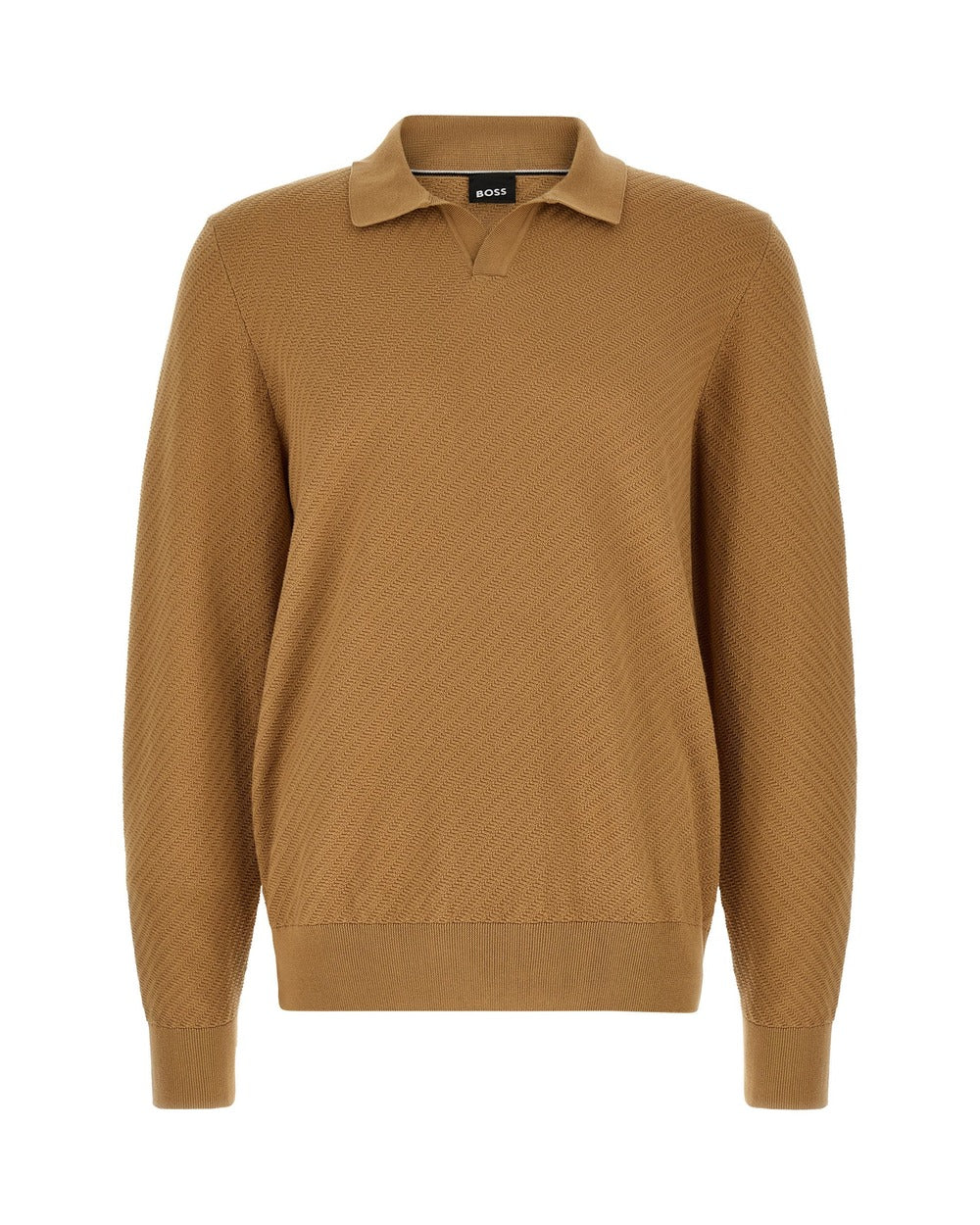 Hugo Boss Brown Cotton Polo Shirt