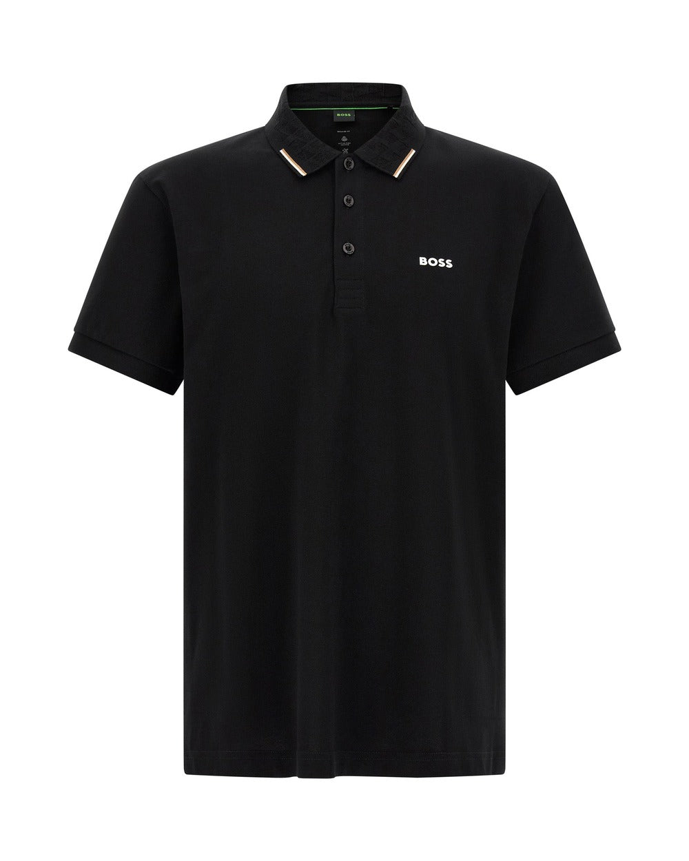 Hugo Boss Black Cotton Polo Shirt