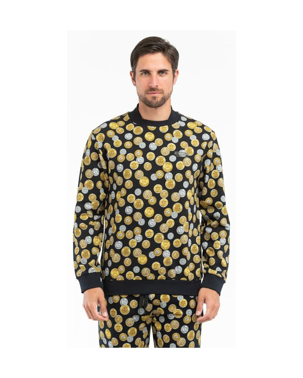 Moschino Black Cotton Sweatshirt