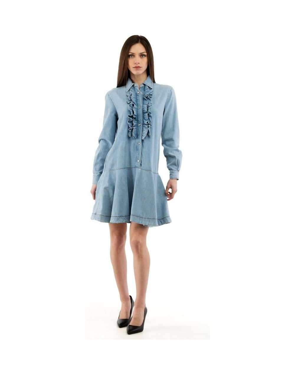 Moschino Multicolor Cotton Casual Dress