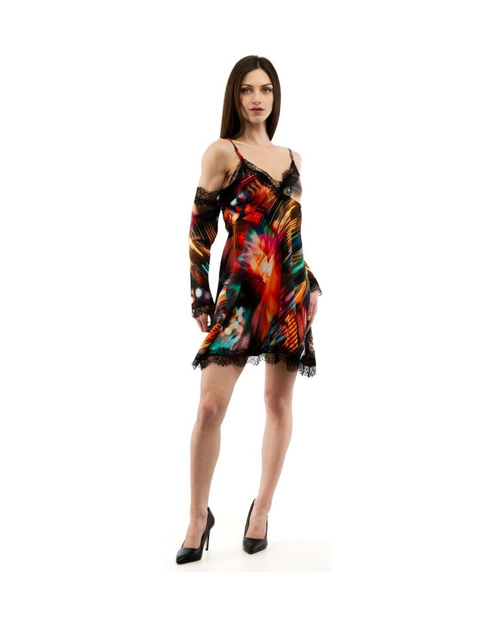 Moschino Multicolor Viscose Casual Dress