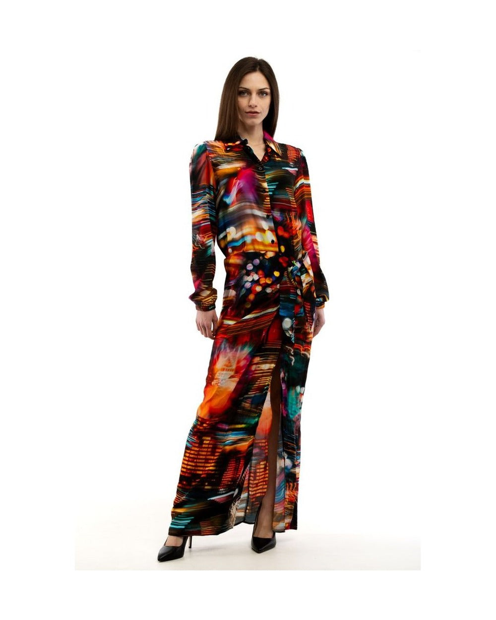 Moschino Multicolor Viscose Casual Dress