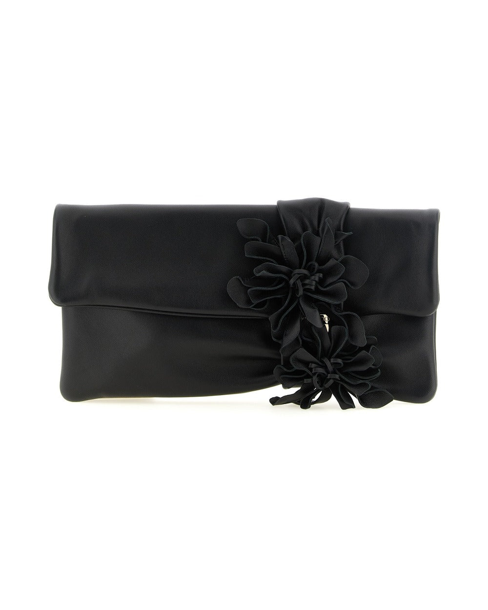 Jimmy Choo Black Lamb Leather Clutch Bag