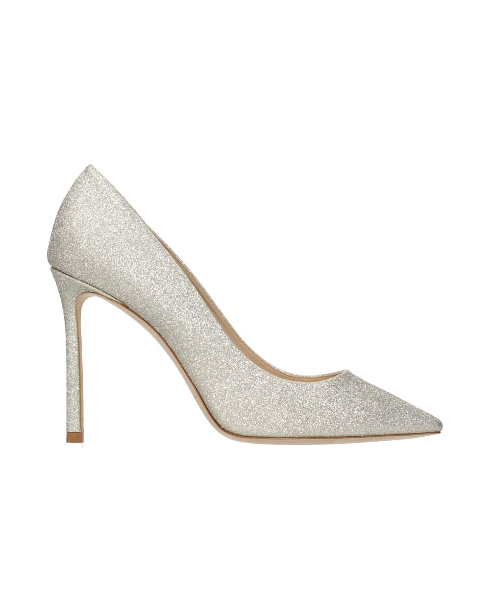 Jimmy Choo Gold Plastic High Heel Pumps