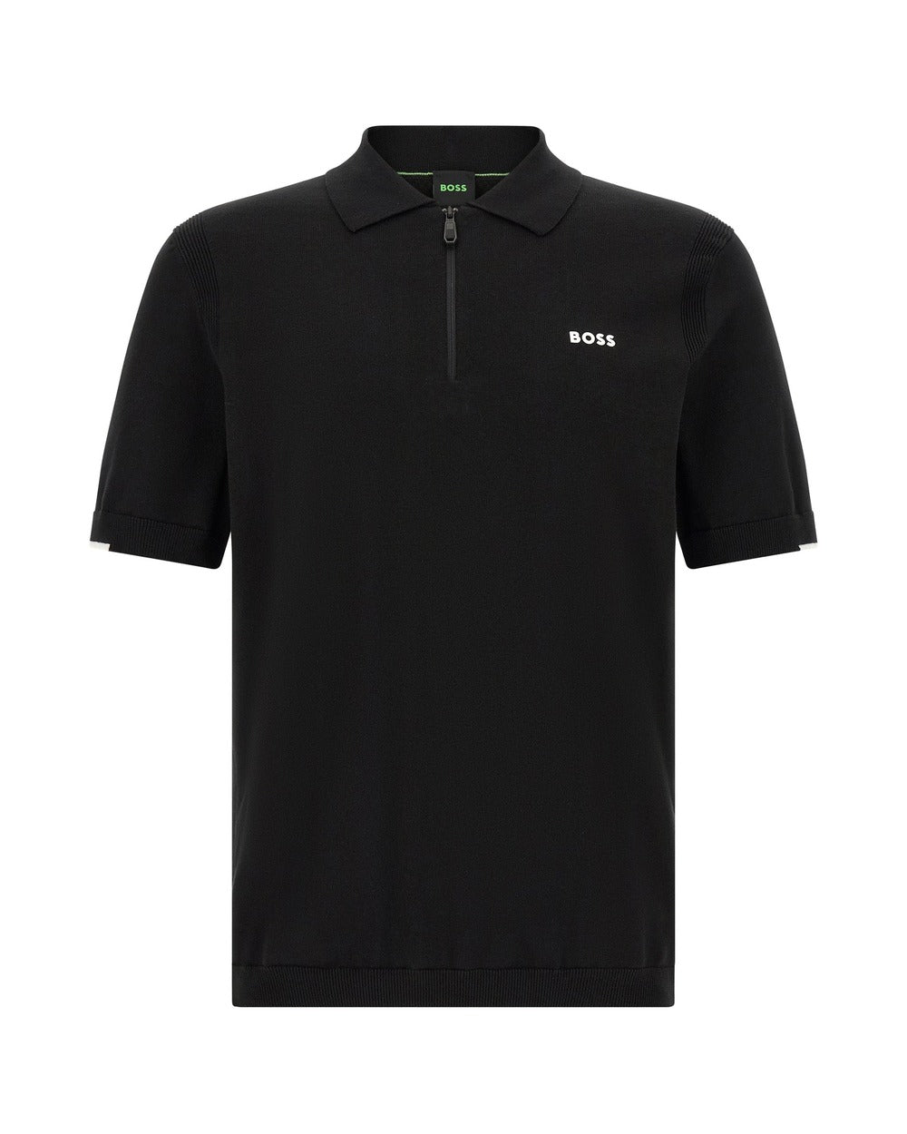 Hugo Boss Black Cotton Polo Shirt