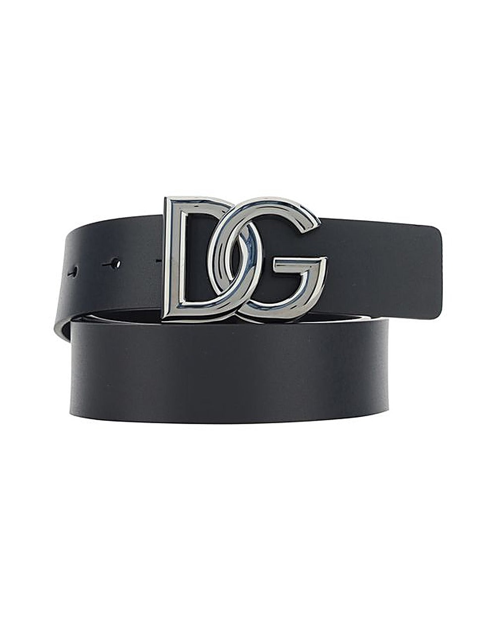 Dolce & Gabbana Black Calf Leather Bos Taurus Regular Belt