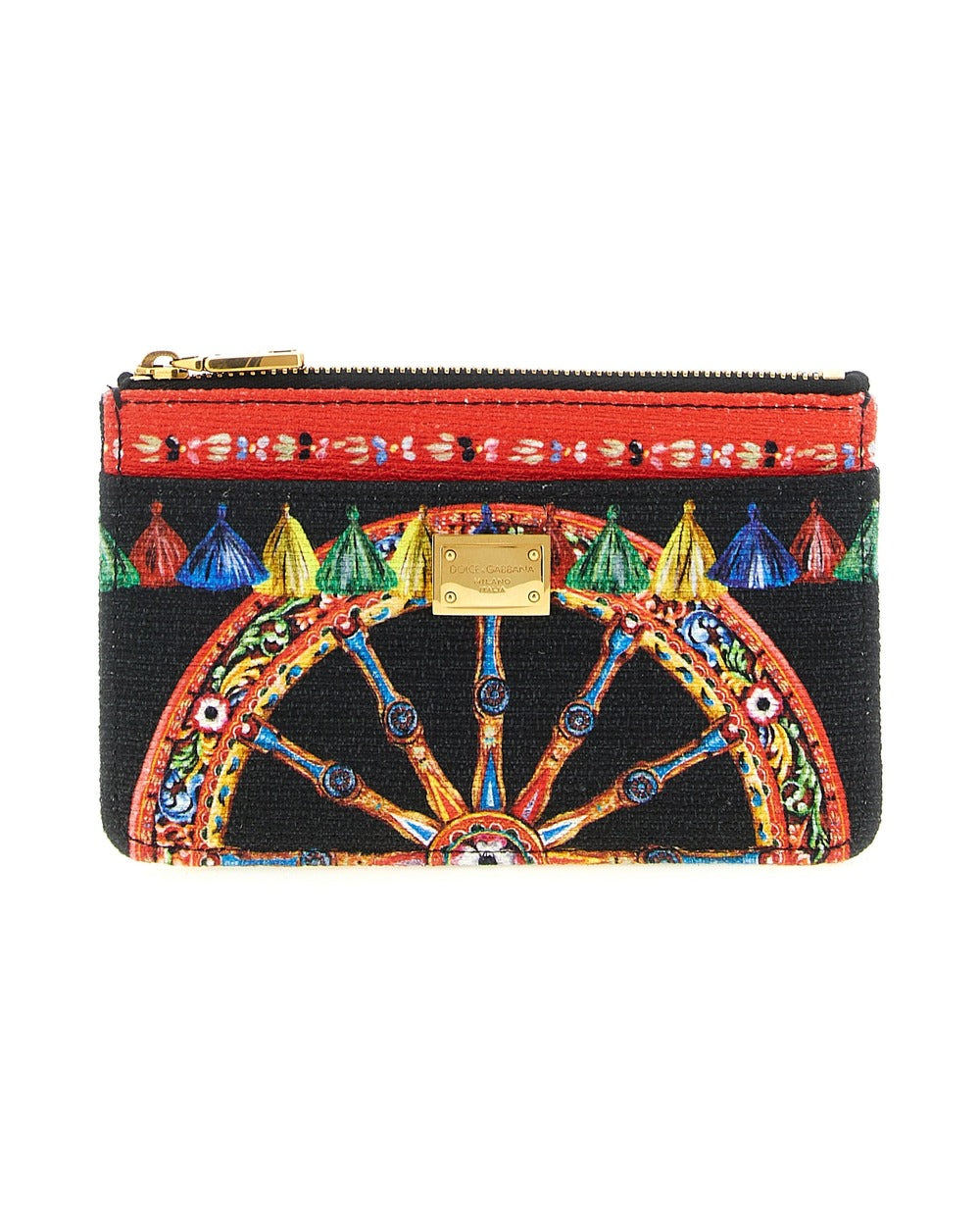Dolce & Gabbana Multicolor Cotton Cardholder