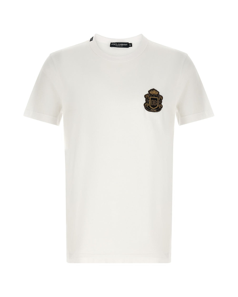 Dolce & Gabbana White Cotton T-Shirt