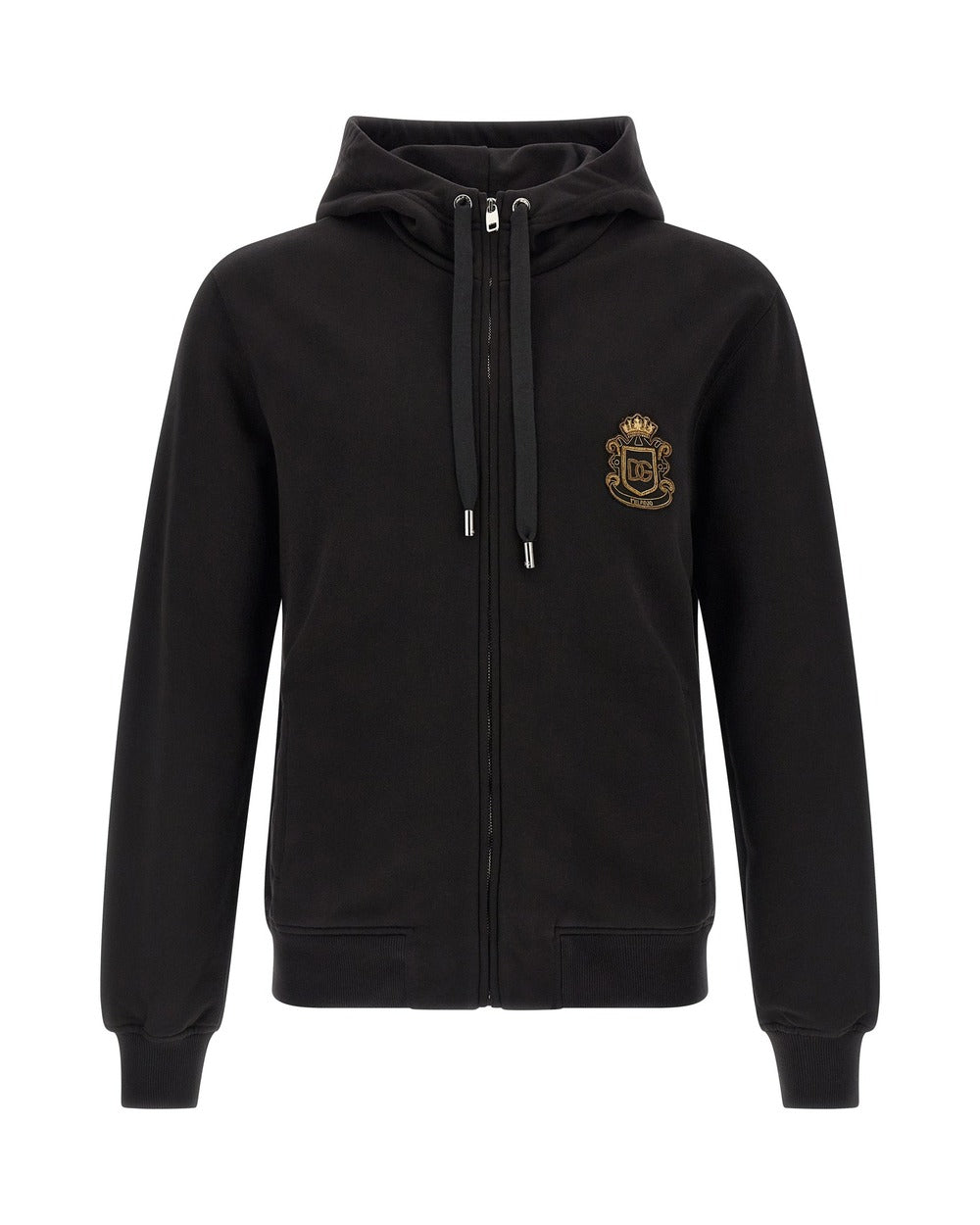 Dolce & Gabbana Black Cotton Sweatshirt