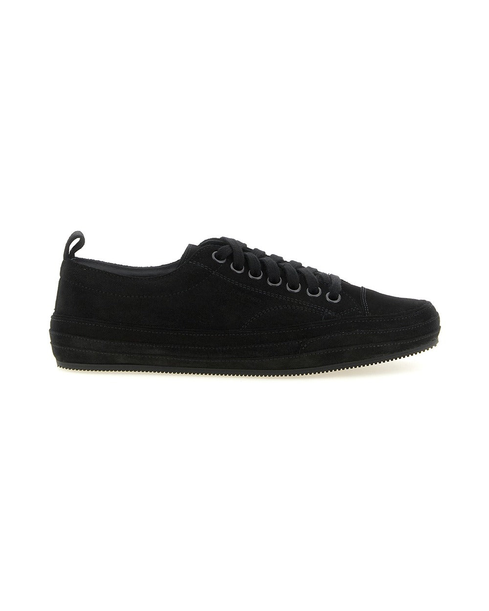 Tom Ford Black Leather Low Top Sneakers