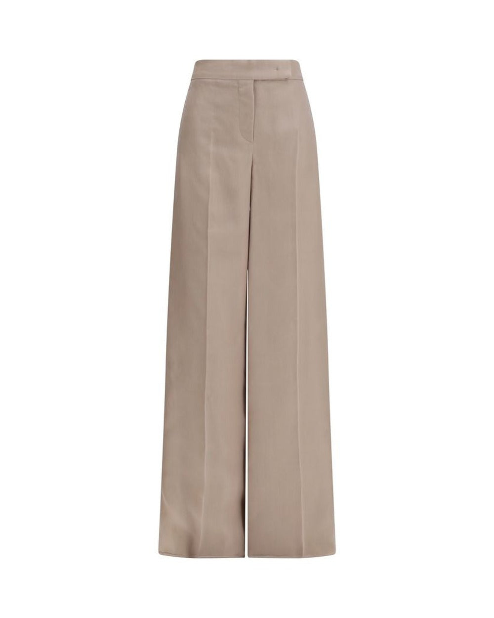 Max Mara Beige Silk Casual Pants