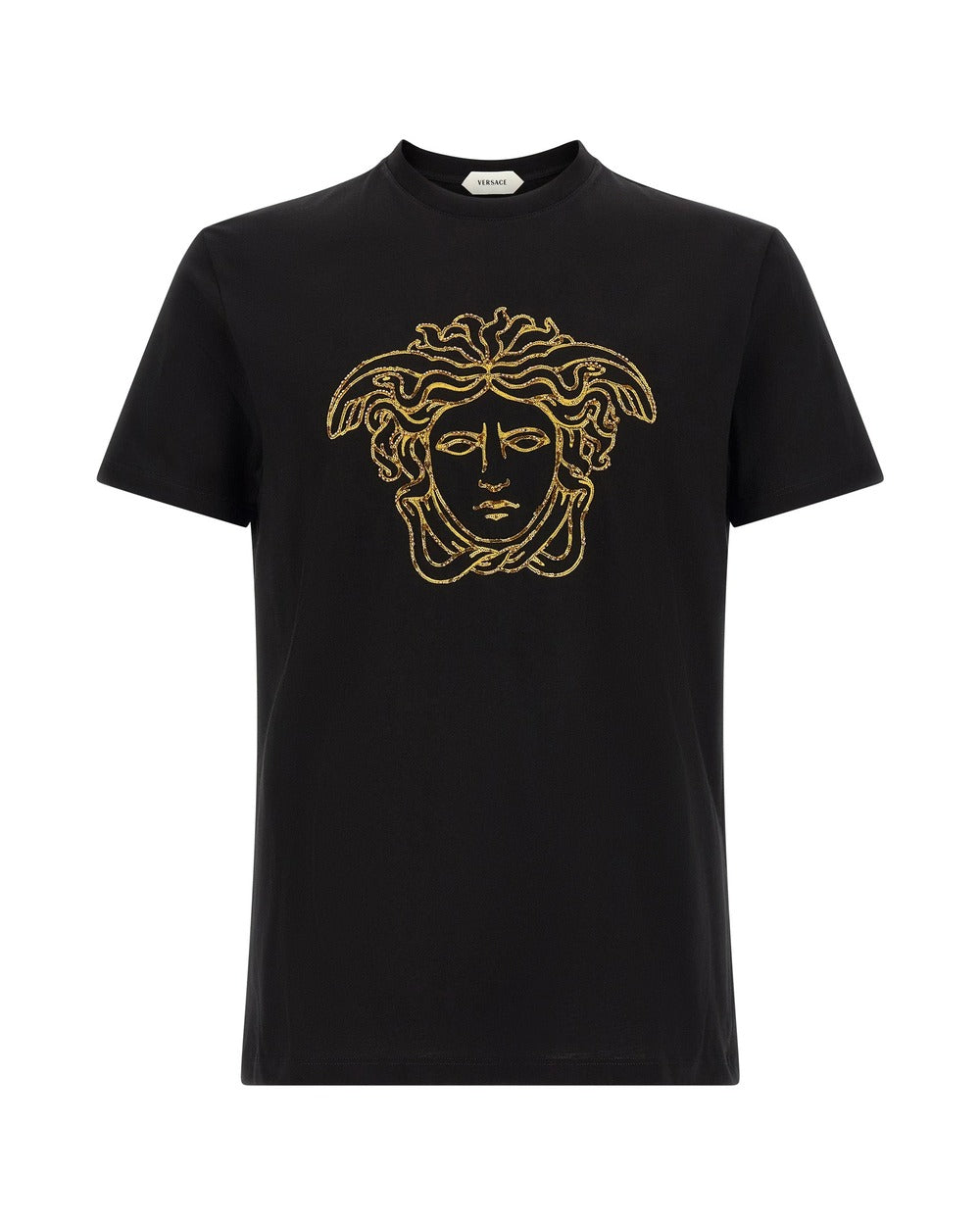 Versace Black Cotton T-Shirt