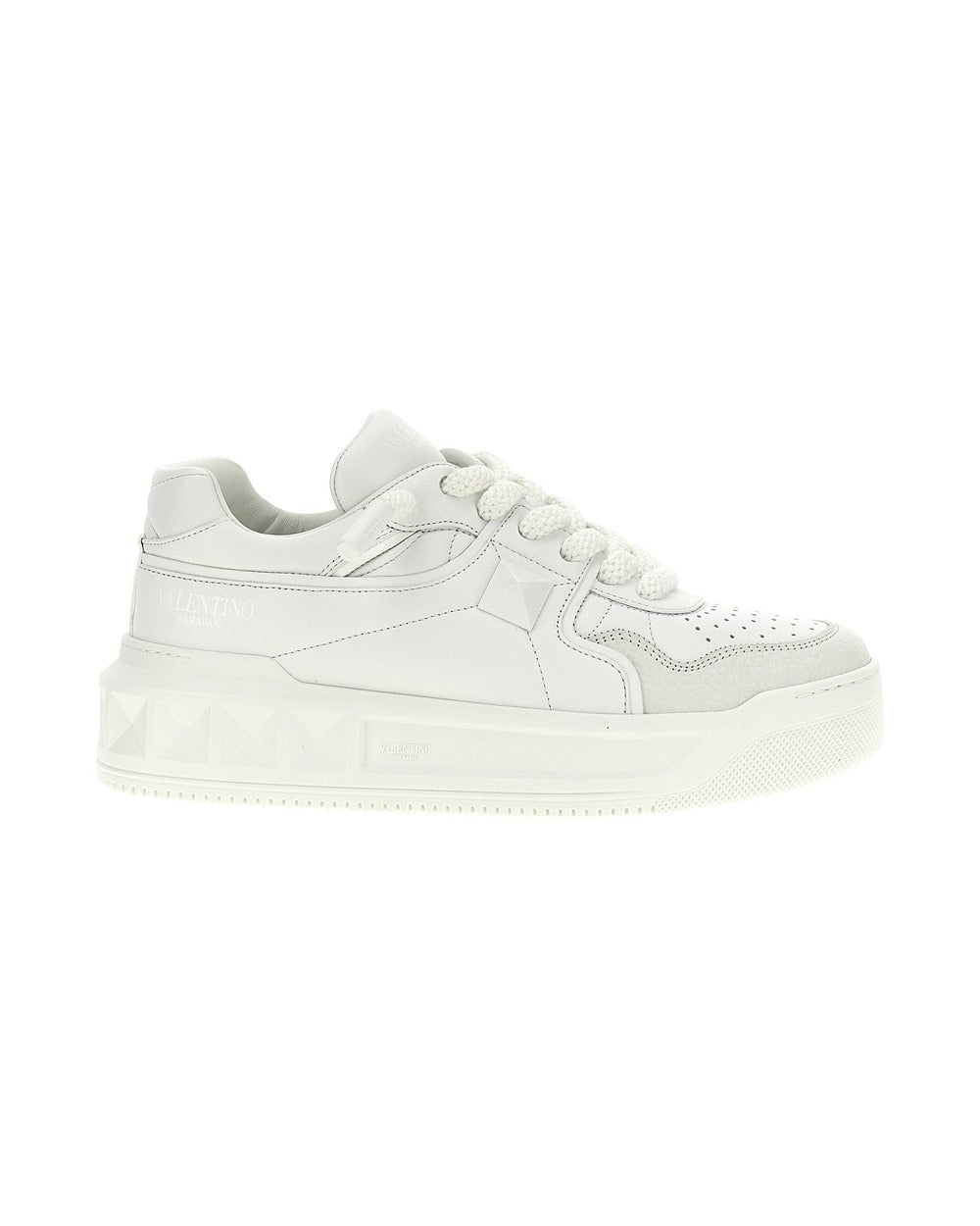 Valentino Garavani White Calfskin Chunky Sneakers