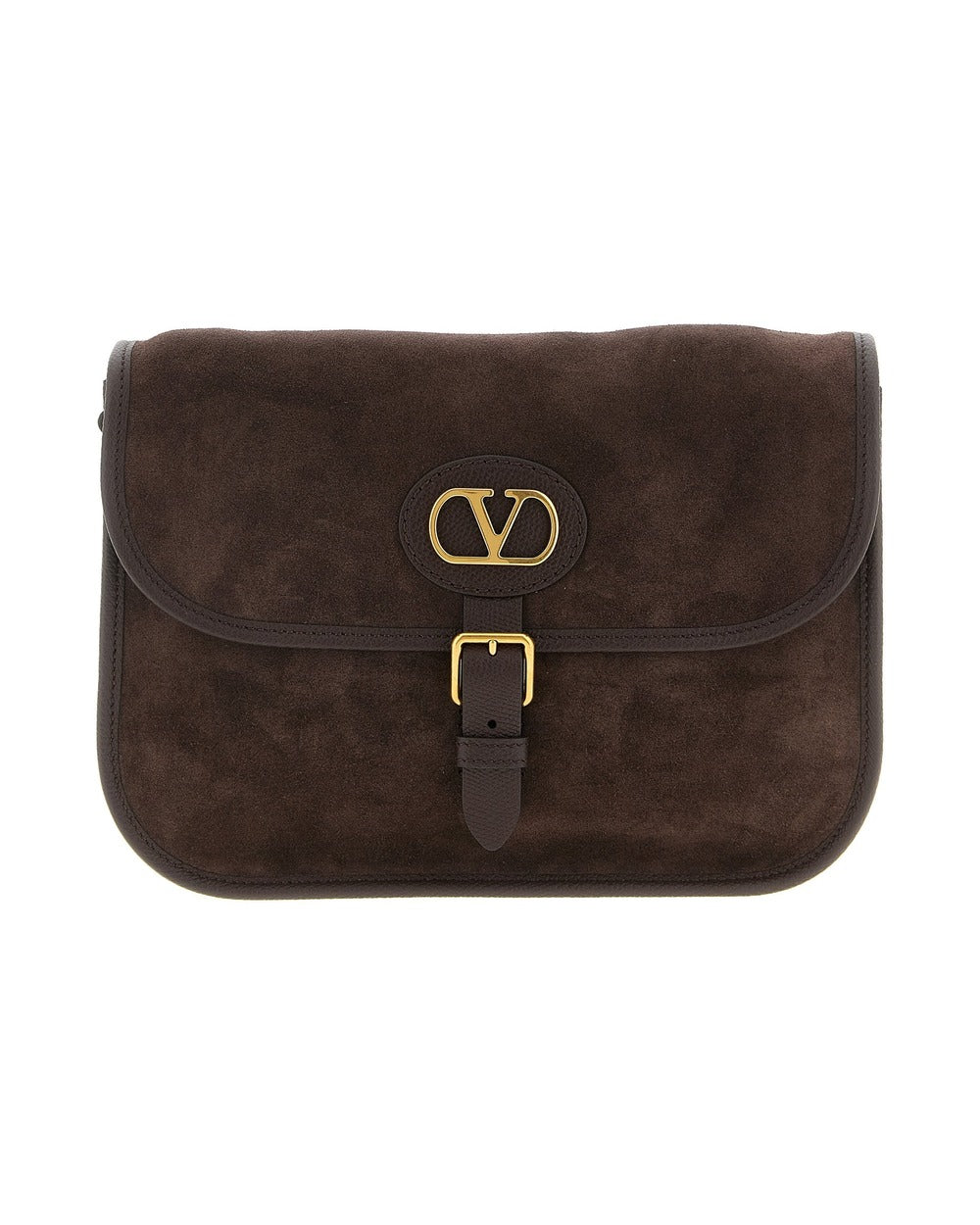 Valentino Garavani Brown Cowhide Crossbody Bag