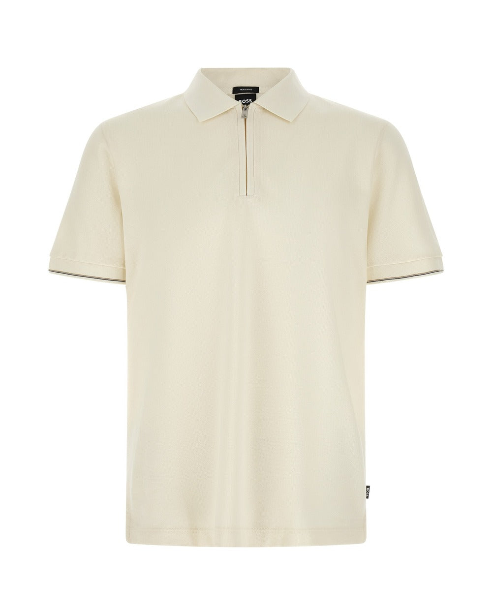 Hugo Boss Beige Cotton Polo Shirt
