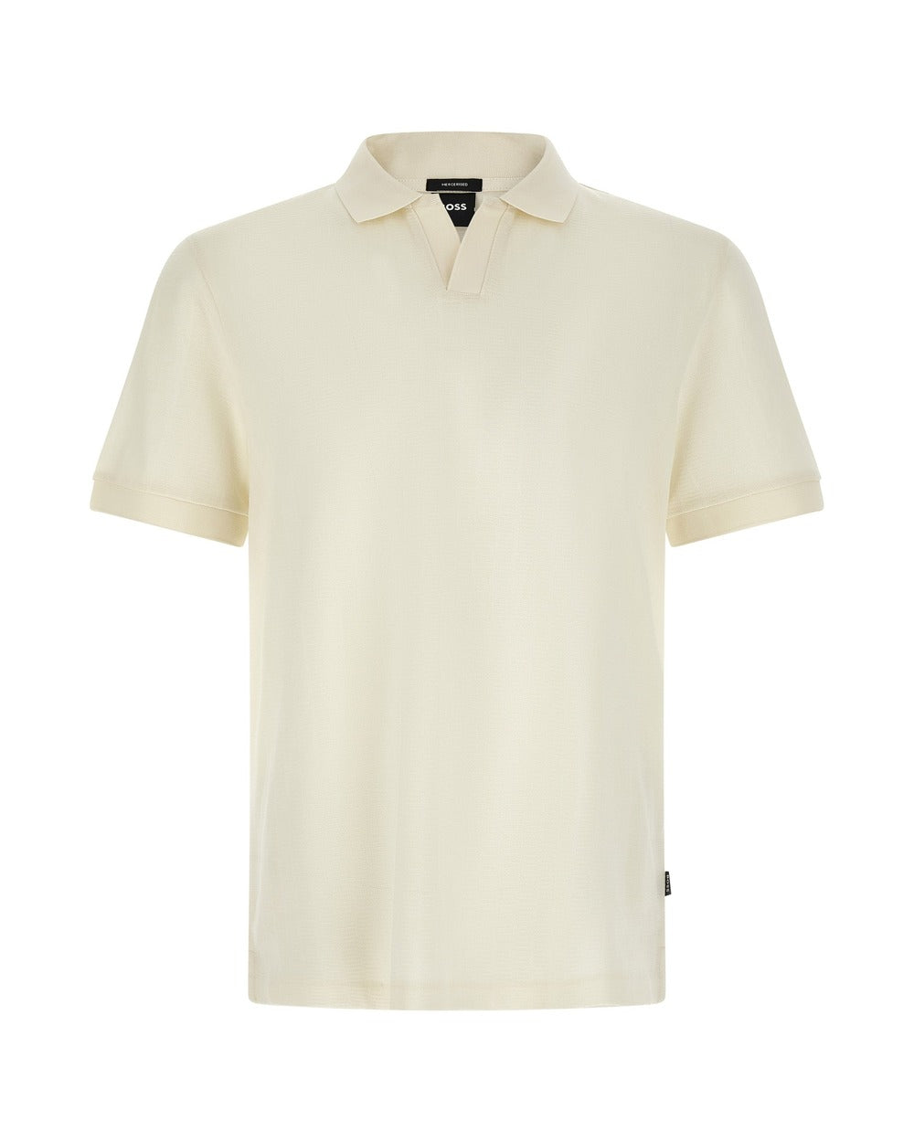 Hugo Boss White Cotton Polo Shirt