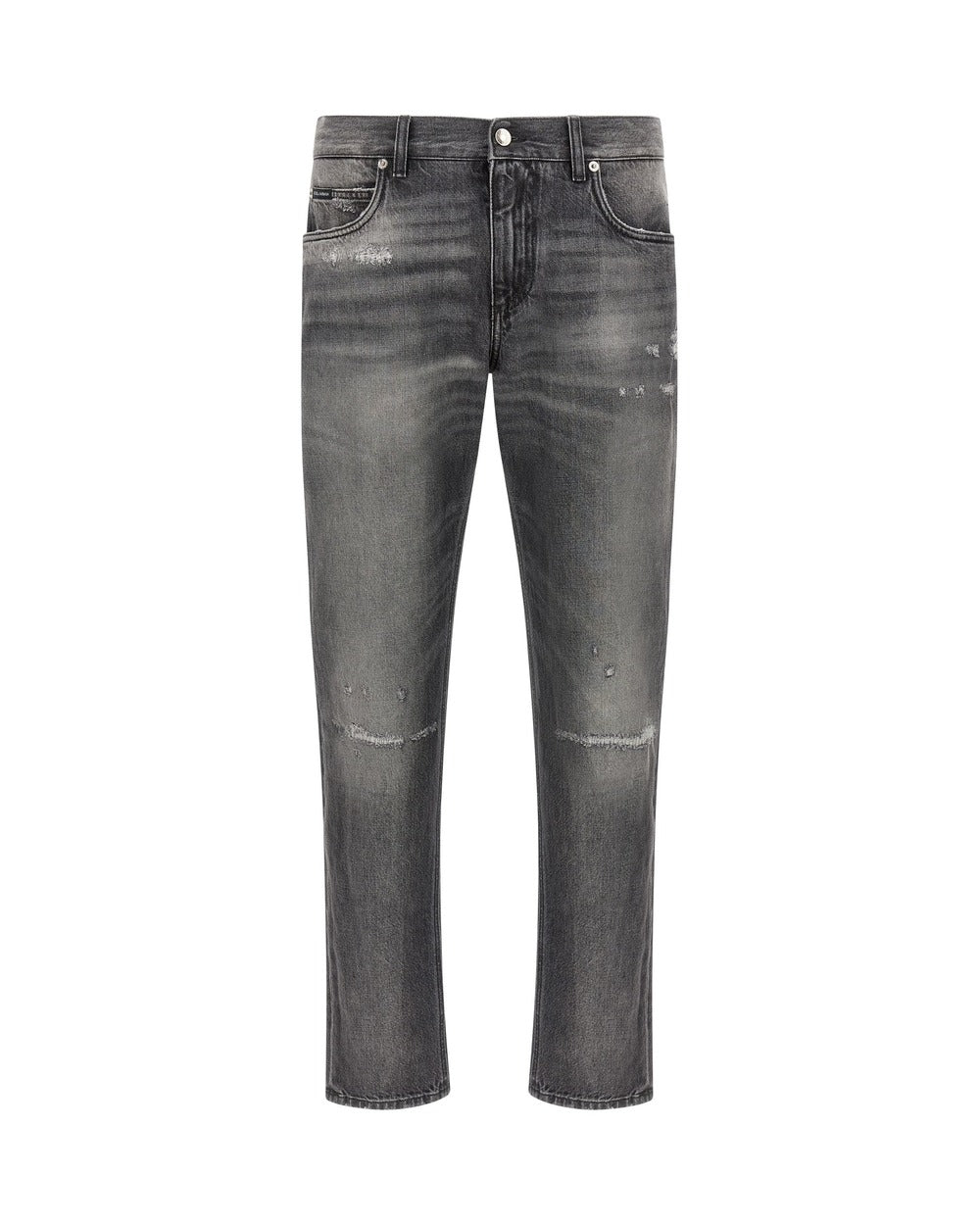 Dolce & Gabbana Gray Cotton Jeans Denim