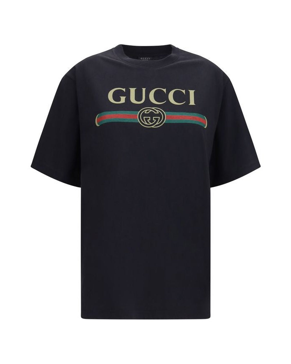 Gucci Black Cotton T-Shirt