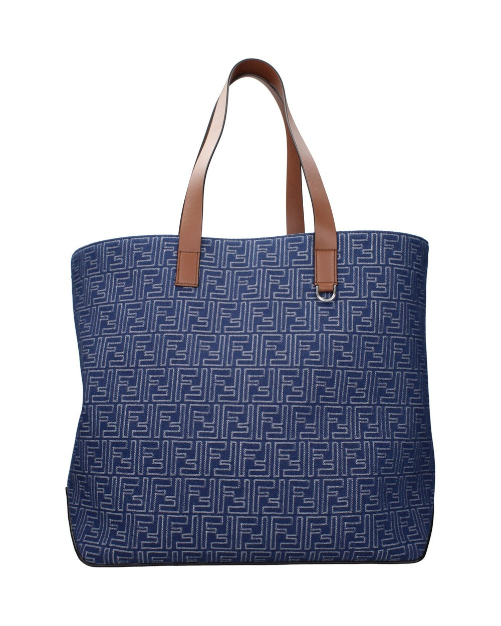 Fendi Blue Fabric Shoulder Bag
