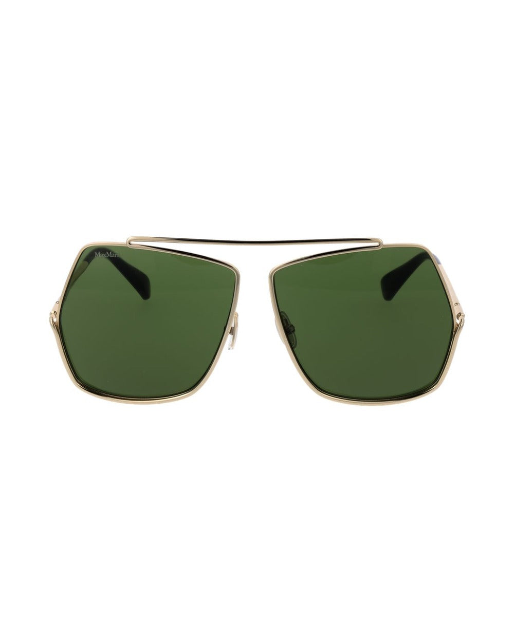 Max Mara Gold Metal Sunglasses
