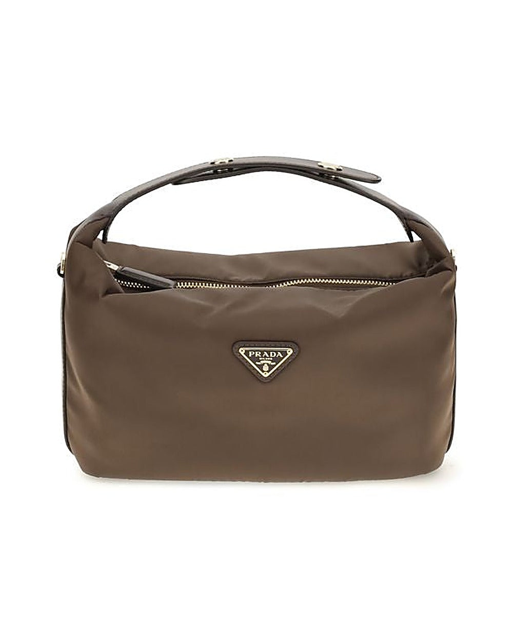 Prada Brown Recycled Polyamide Handbag