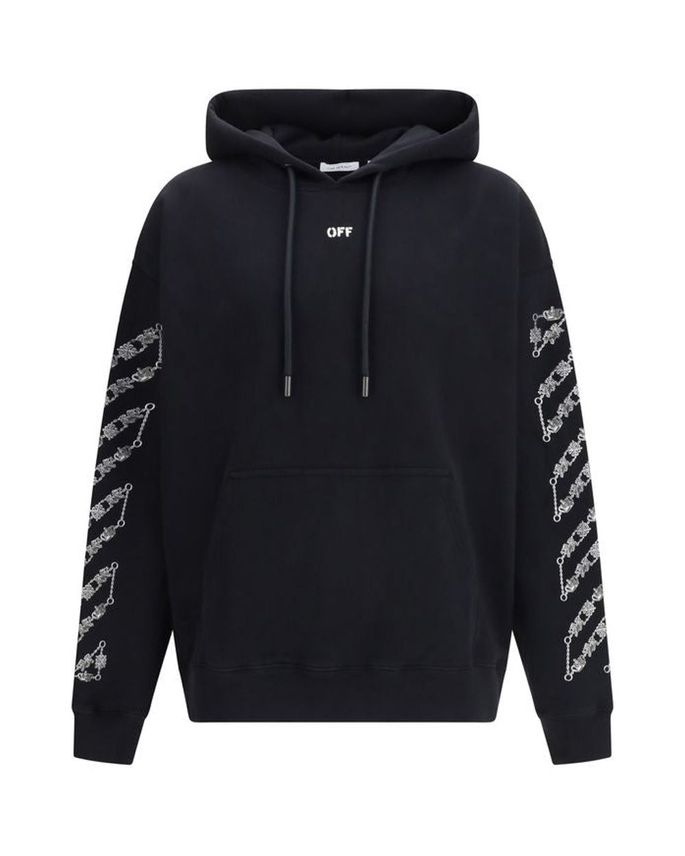 Off-White Black Cotton Sweatshirt