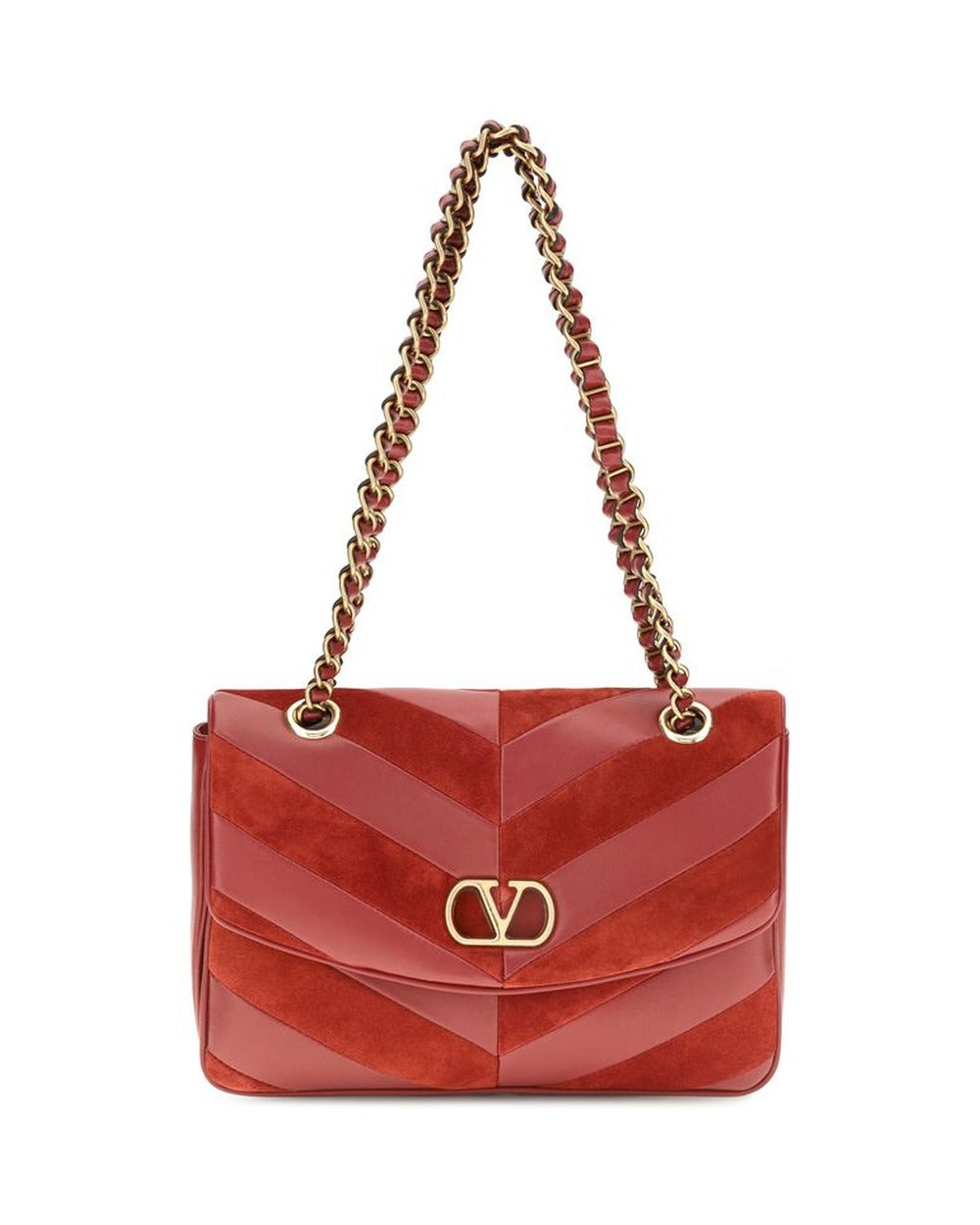 Valentino Garavani Multicolor Suede Leather Shoulder Bag