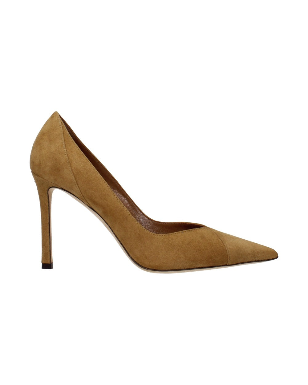 Jimmy Choo Brown Leather High Heel Pumps