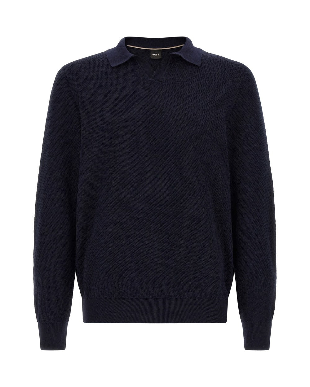 Hugo Boss Blue Cotton Polo Shirt