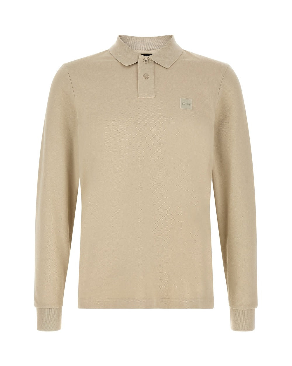 Hugo Boss Beige Cotton Polo Shirt