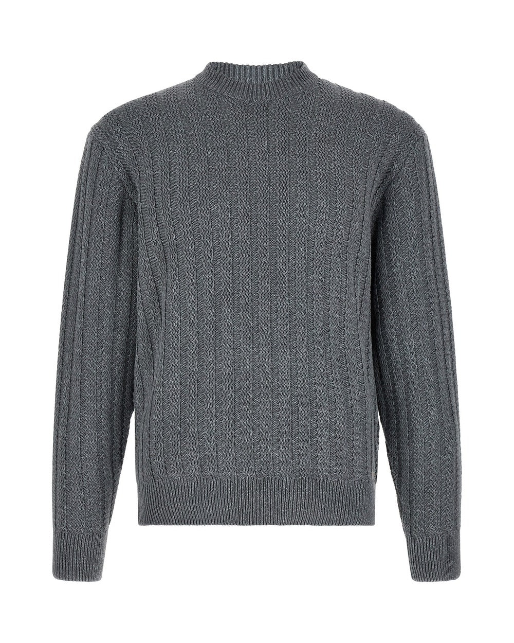 Hugo Boss Gray Cotton Cardigan