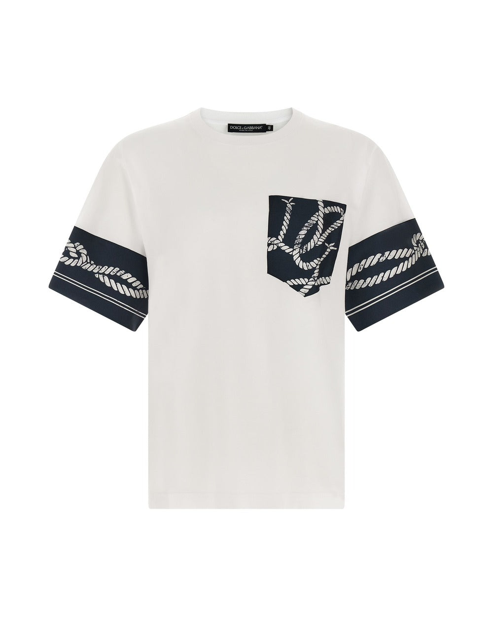 Dolce & Gabbana Blue Cotton T-Shirt