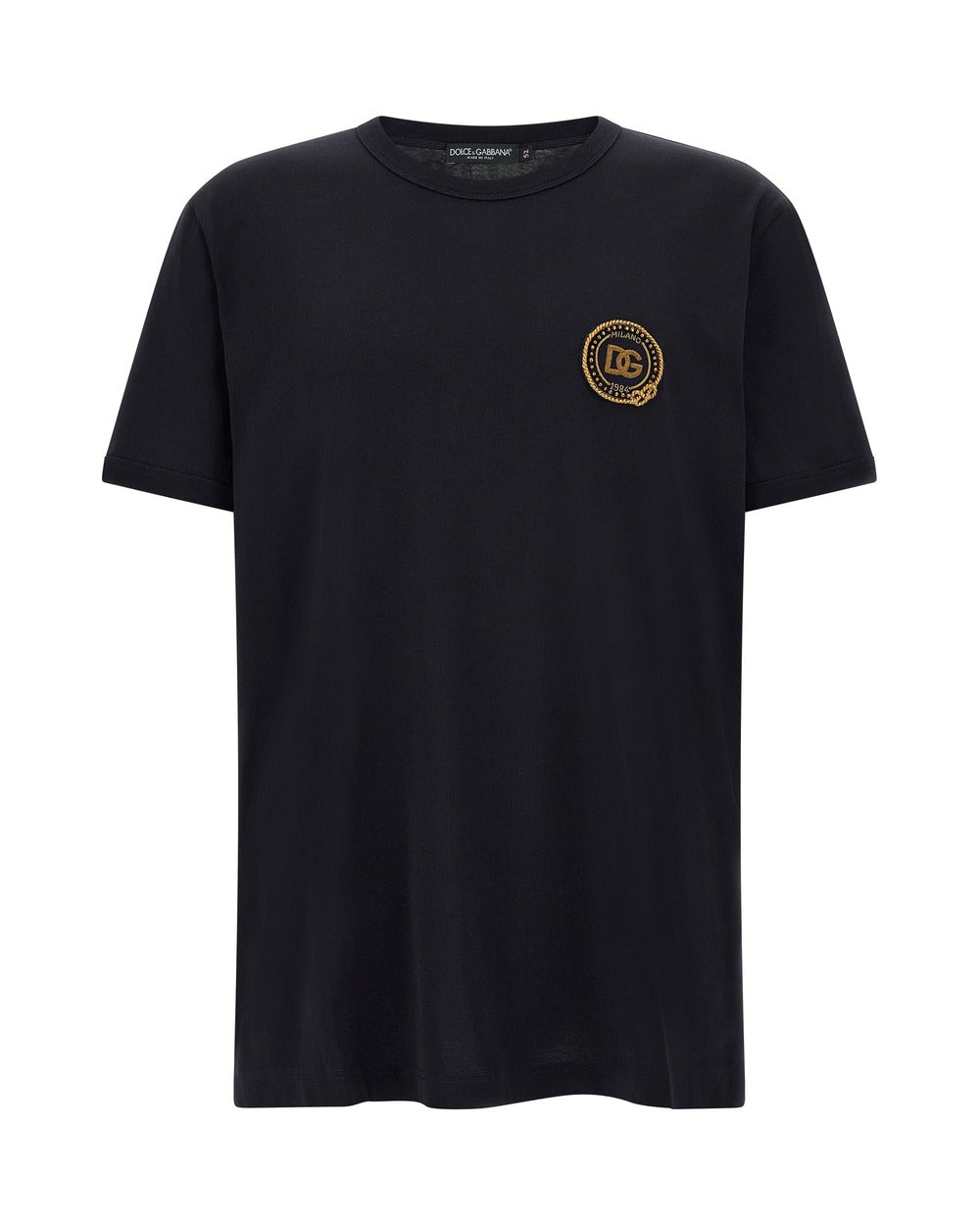 Dolce & Gabbana Blue Cotton T-Shirt
