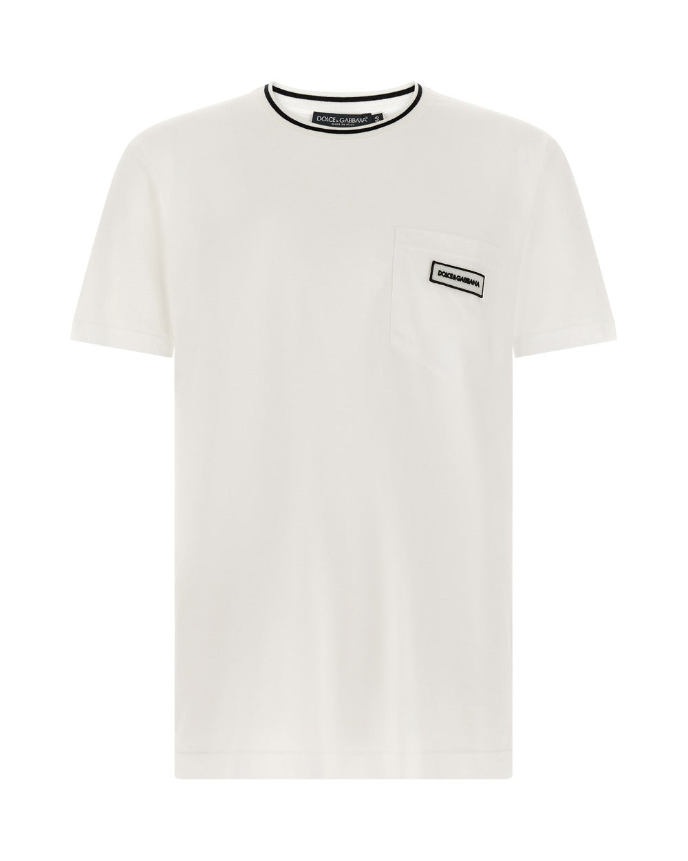 Dolce & Gabbana White Cotton T-Shirt