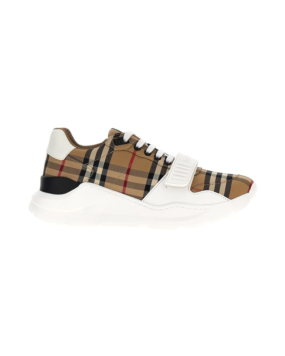 Burberry Beige Cotton Athletic Sneakers
