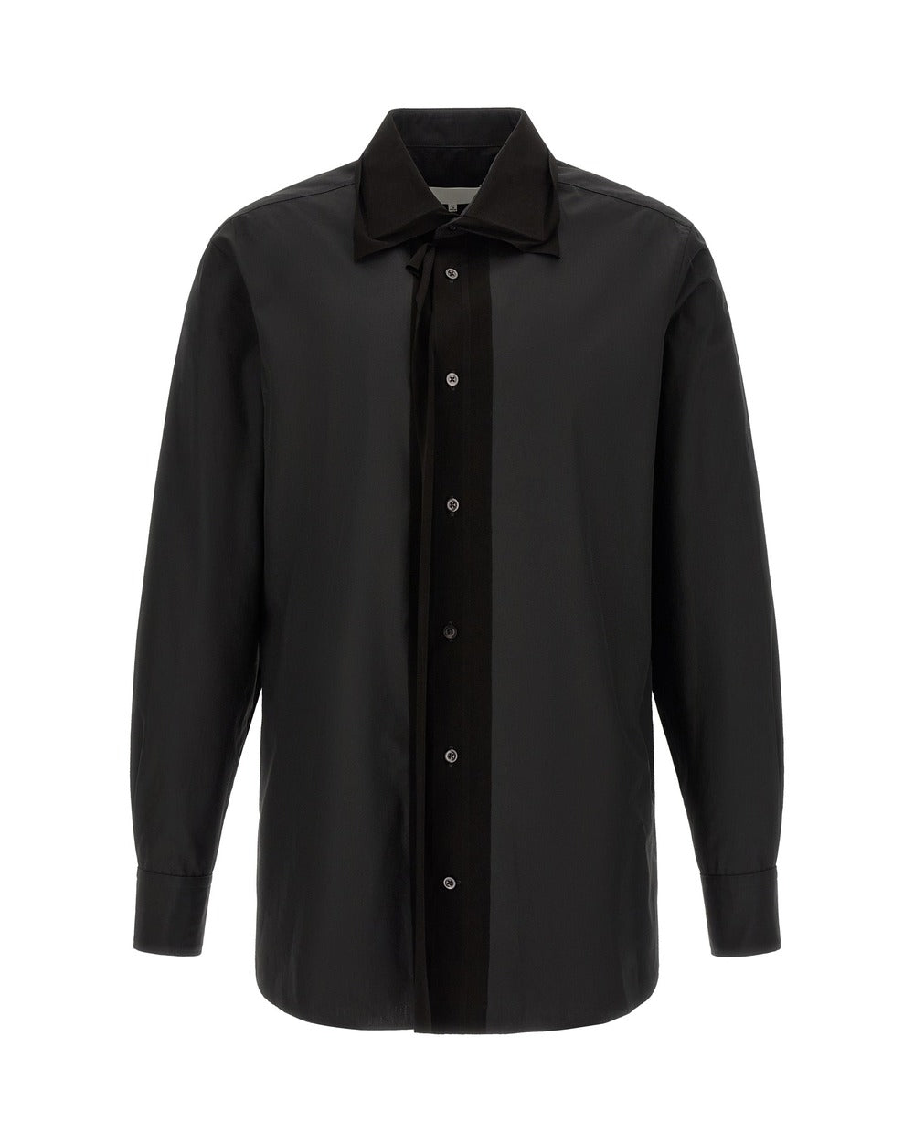 Maison Margiela Black Cotton Blouse
