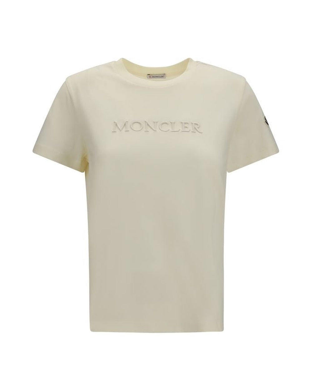 Moncler Beige Cotton T-Shirt