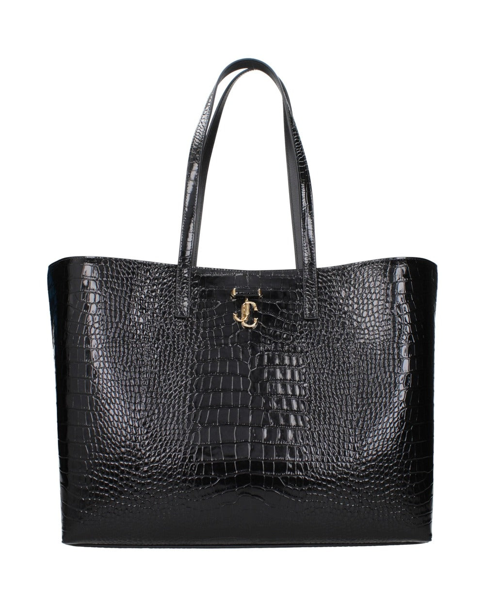 Jimmy Choo Black Leather Shoulder Bag