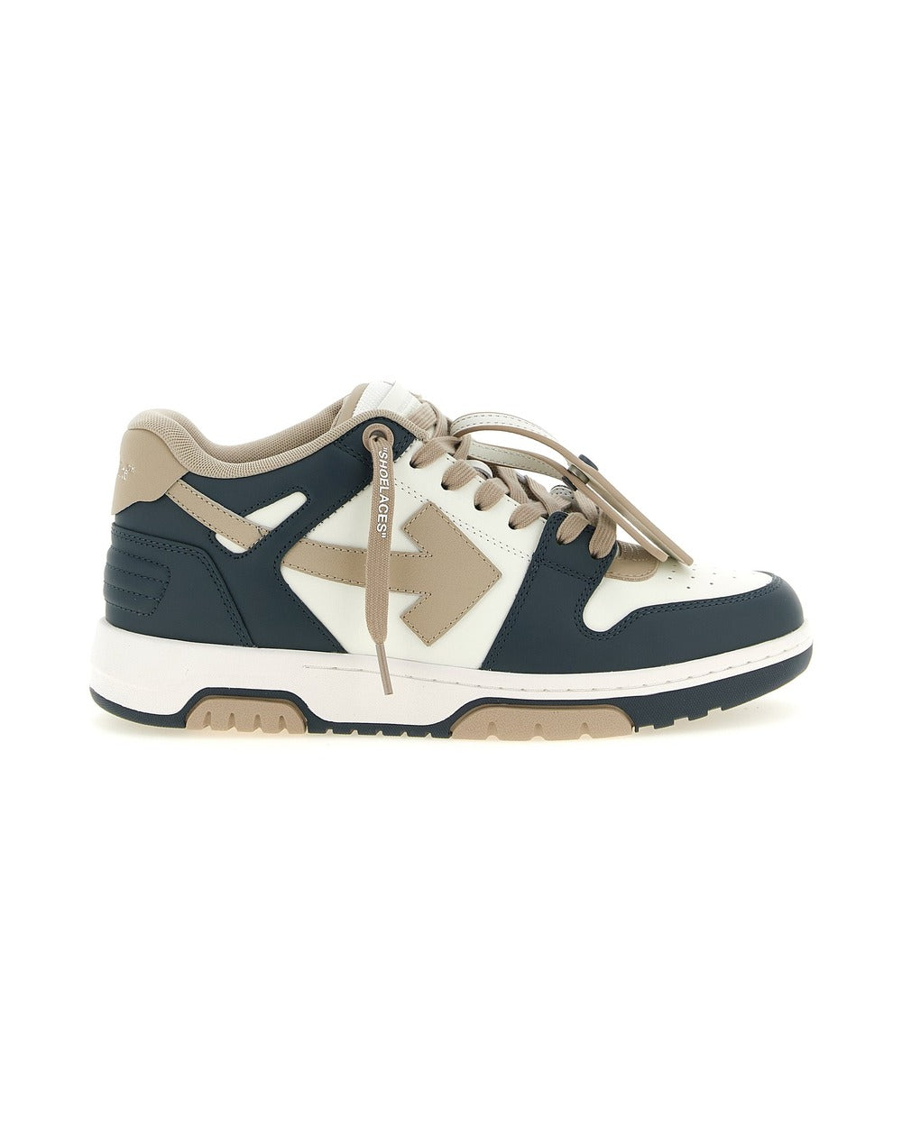 Off-White Multicolor Cowhide Low Top Sneakers