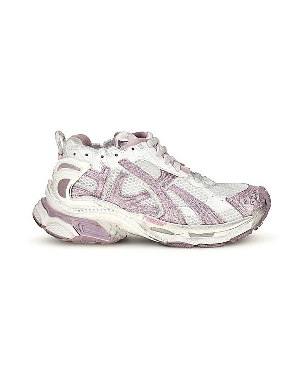 Balenciaga Purple Polyester Athletic Sneakers