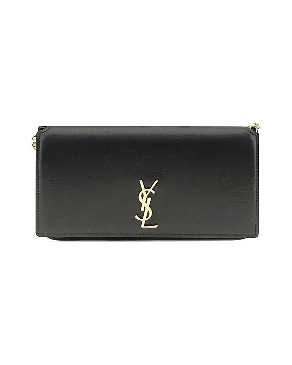 Saint Laurent Black Calf Leather Bos Taurus Shoulder Bag