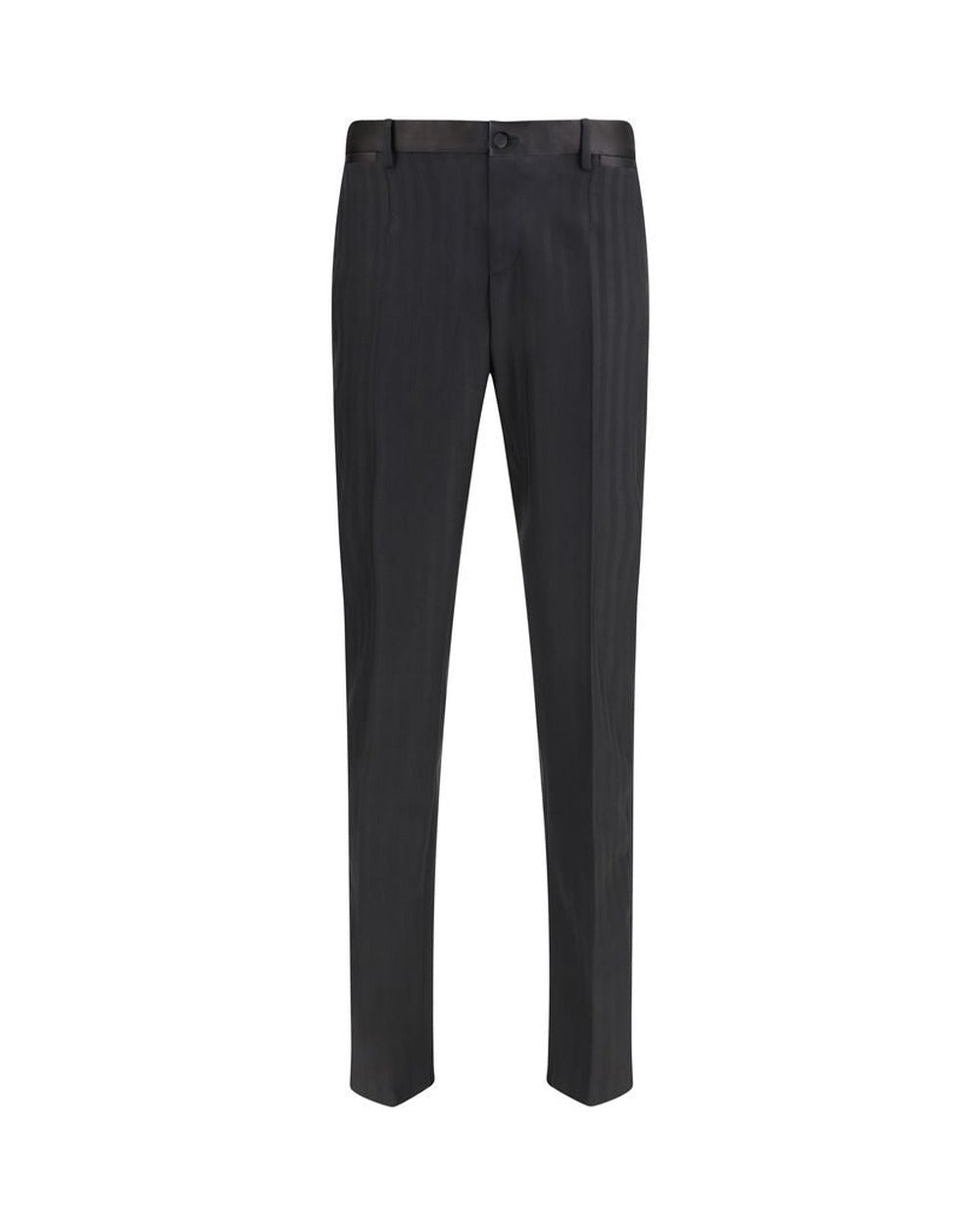 Dolce & Gabbana Black Wool Oves Aries Dress Pants