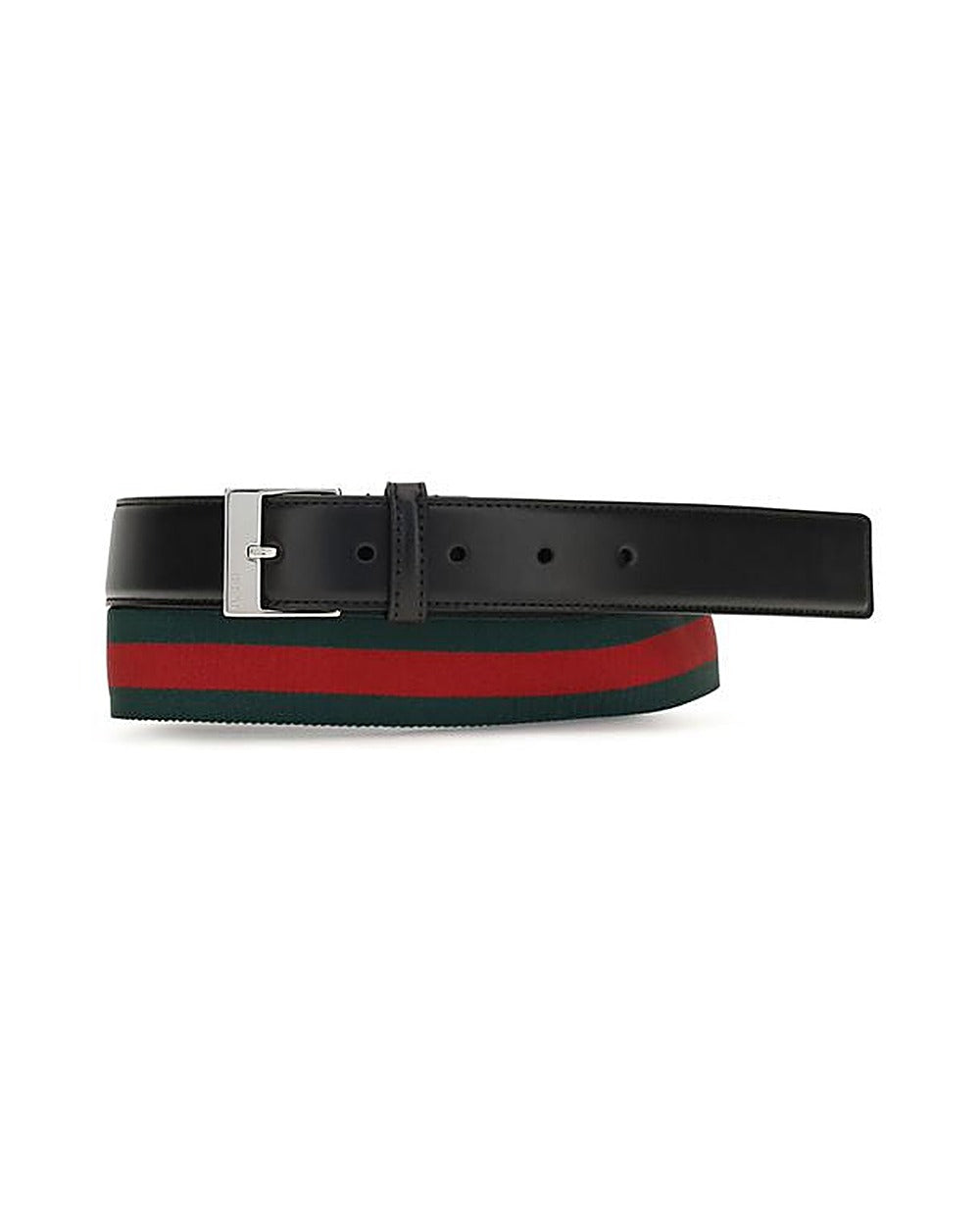 Gucci Black Calf Leather Bos Taurus Regular Belt