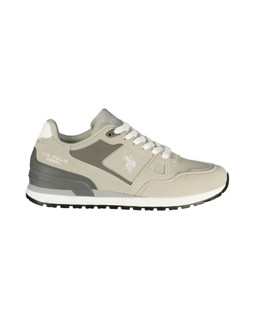 U.S. POLO ASSN. Grey Polyurethane Men's Sneaker