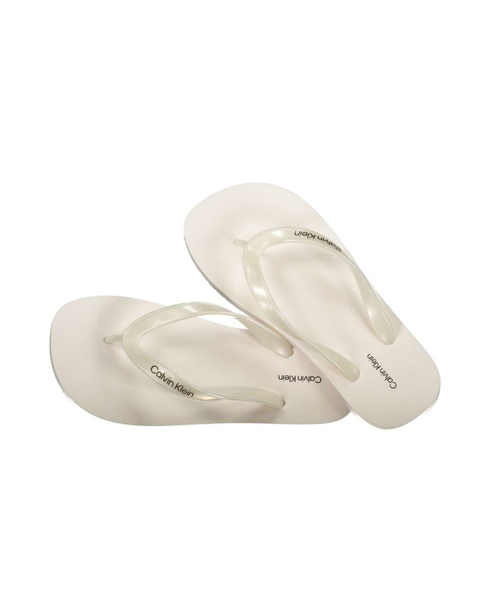 Calvin Klein White Polyurethane Women's Sandal
